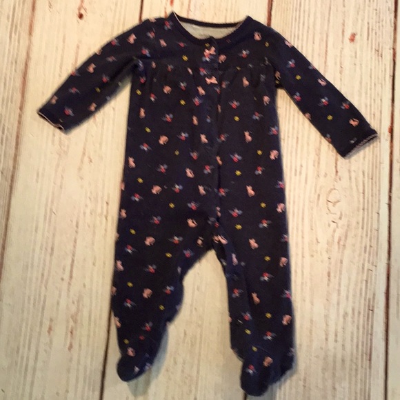 5 Carter’s Footed Onesies Sleepers - Picture 6 of 15
